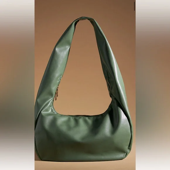 Anthropologie Timmie Faux-Leather Slouchy Shoulder Bag - Picture 1 of 3